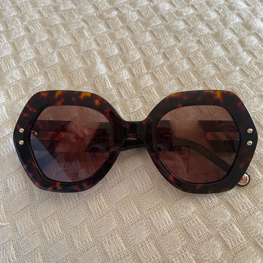 Carolina Herrera Tortoise Shell Sunglasses